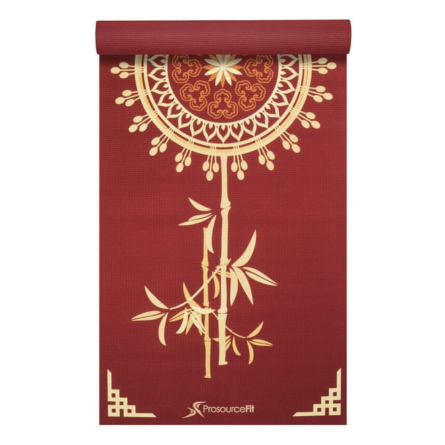ProsourceFit Yoga Mats 3/16 in (5mm) Thick w/ Exclusive Printed Designs
