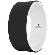 ProsourceFit Yoga Wheel, Black/White