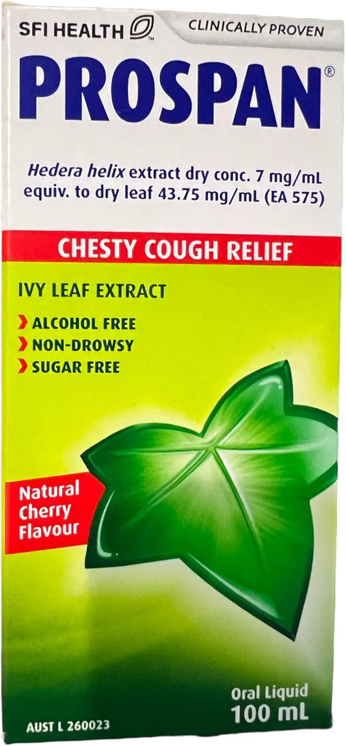 Prospan Cough Syrup 100ml CHESTY Cough Relief & Mucus Relief
