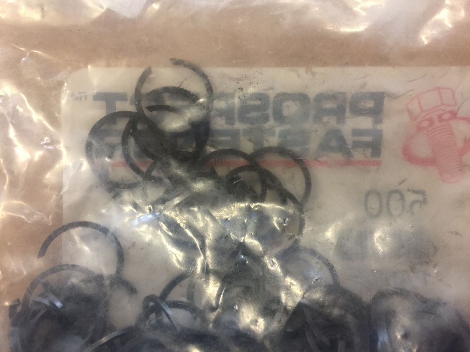 Prospect Fastener XAN59 .59 in. External Retaining Rings Pack 50 Pieces