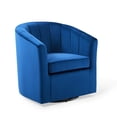 thumbnail image 1 of Modway Prospect Performance Velvet Swivel Armchair in Navy, 1 of 7
