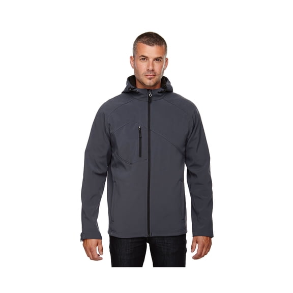 Prospect North End Mens Soft Shell Jacket attached Hood, Style 88166