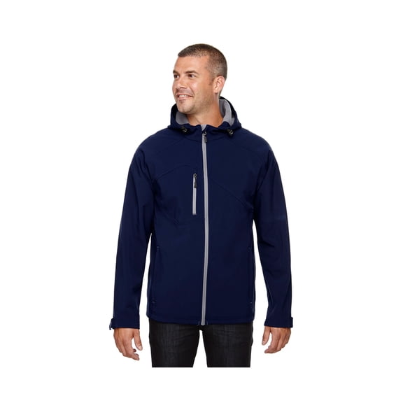 Prospect North End Mens Soft Shell Jacket attached Hood, Style 88166