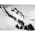 thumbnail image 1 of Prospectors Climbing the Chilkoot Pass During the Klondike Gold Rush, Scenic World Culture Unframed Photographic Print Wall Art Sold by Art.Com, 1 of 4
