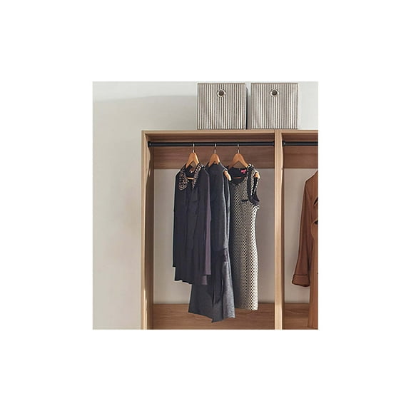 Klair Living Prosper Freestanding Walk in Wood Closet System in Oak