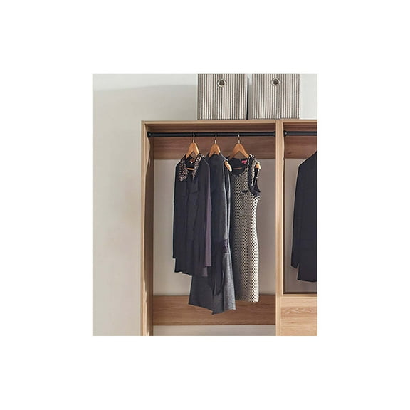 Klair Living Prosper Freestanding Walk in Wood Closet System in Oak