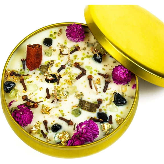 Prosperity, Magic, Energy Candles, Suitable for Prosperity Spells, Bathing Rituals, Full Moon and Moon Wishes. ( Spell Candle)