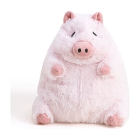 Warmies 9” Prosperity Pig Stuffed Animal, Microwavable Heated Plushie and Weighted Soft Plush Toys