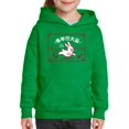 thumbnail image 1 of Prosperity Rabbit Banner Hoodie Juniors -Image by Shutterstock,  Large, 1 of 4