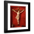 thumbnail image 1 of Prospero Mallerini 18x24 Black Modern Framed Museum Art Print Titled - Trompe-L'Oeil with a Crucifix, 1 of 5