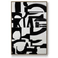 thumbnail image 1 of Prosperous Elements V10 Framed Premium Gallery Wrapped Canvas - Ready to Hang - 17 x 25 - Natural Wood Floating Frame, 1 of 9