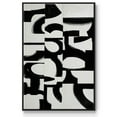 thumbnail image 1 of Prosperous Elements V9 Framed Premium Gallery Wrapped Canvas - Ready to Hang - 25 x 37 - Black Floating Frame, 1 of 9
