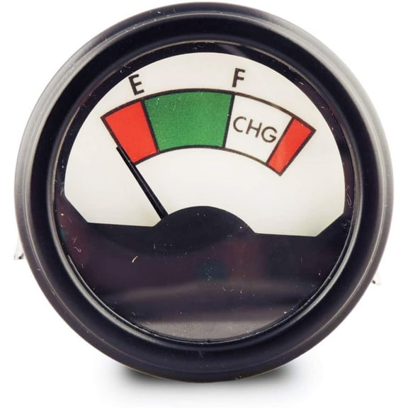 Propport Water Analog Golf Cart Battery Meter - Volt Voltage Meter for Club Car, RV, Marine - State of Gauge