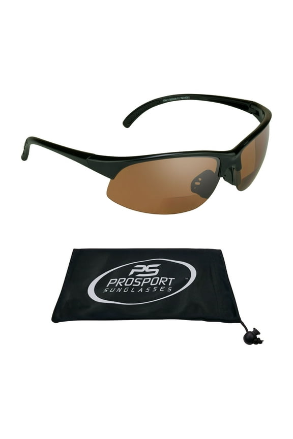 Prosport Semi Rimless Sport Frame Bifocal Reading Sunglasses