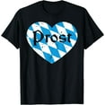 thumbnail image 1 of Prost Bavarian Heart Cute Oktoberfest Men Women Kids T-Shirt, 1 of 3