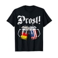 thumbnail image 1 of Prost Beer German American Flag T shirt Oktoberfest Men Mug T-Shirt, 1 of 5