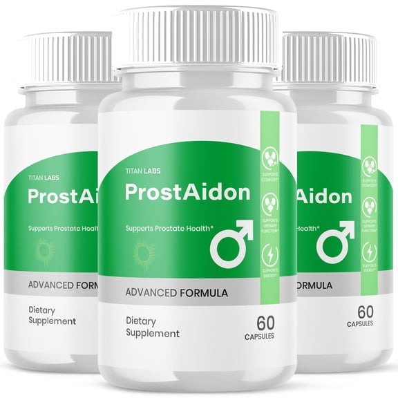 ProstAidon Advanced Formula Supplement Pills Natural Vitamin for Health and Wellness Prost Aidon 180 Capsules