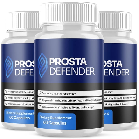 Prosta Defender Advanced Formula Pills Max Strength Wellness Support Supplement ProstaDefender 180 Capsules