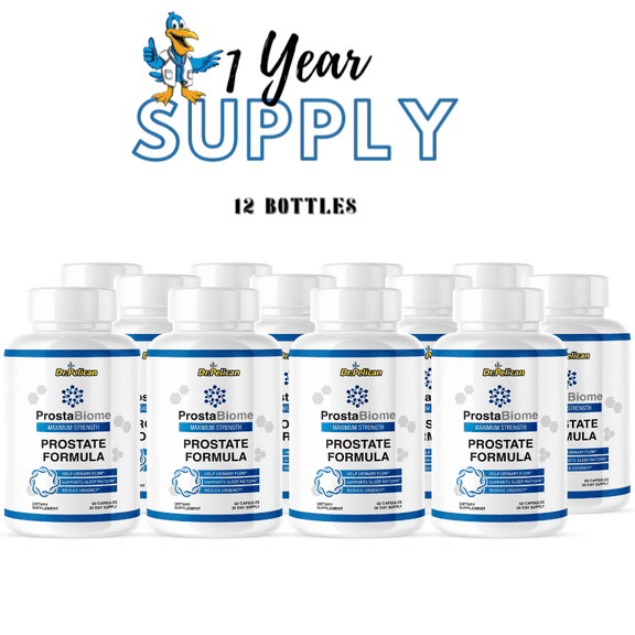 ProstaBiome - Prostate Support- 12 Bottles- 720 Capsules