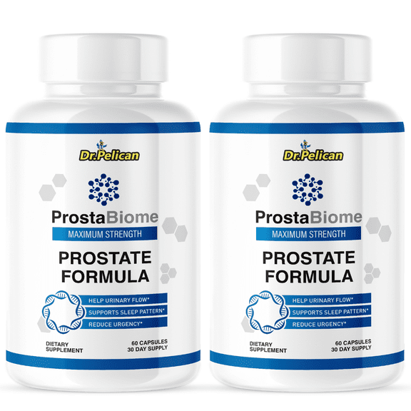 ProstaBiome - Prostate Support- 2 Bottles- 120 Capsules
