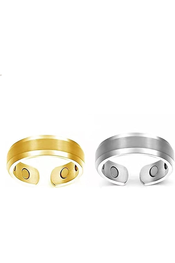 ProstaMagnetic Harmony Ring, Elegant Solid Color Copper Ring, Pure Copper Magnet Rings for Men Vitality and Energy