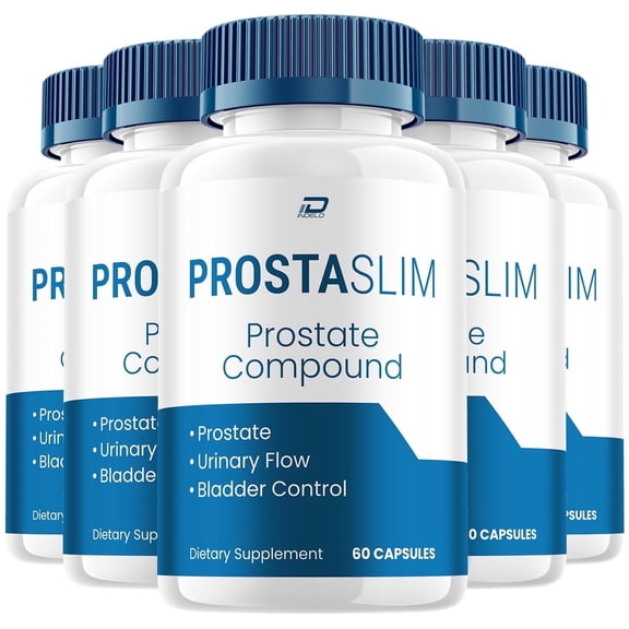 ProstaSlim Supplement for Men  Prosta Slim Pills Advanced Formula Supplements for Men Health Supplement, Reviews (5 Pack - 300 Capsules)