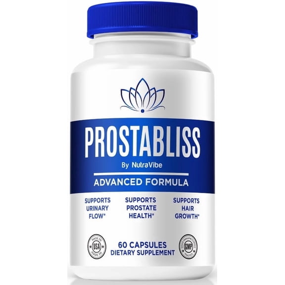 Prostabliss Capsules - Official Prosta Bliss 100 Pills For Prostate Heath, All Natural Formula To Support Control, Energy & Overall Well-Being, Prostabliss Plus Review (60 Capsules)