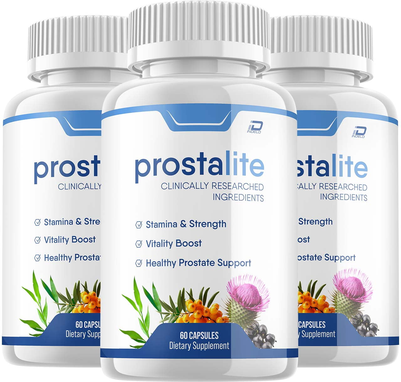 Prostalite Prostate Supplement for Men - Prostalight Advanced Energy Pills, Bladder Control, 3 Pack, 180 Capsules