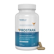 Prostara Prostate Support Supplement with Saw Palmetto, Beta-Sitosterol, Pygeum for Urinary Flow