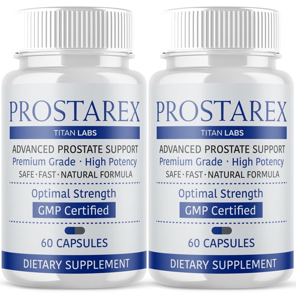 Prostarex Advanced Formula Supplement Pills Natural Vitamin for Health and Wellness Prosta Rex 120 Capsules