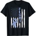 thumbnail image 1 of Prostate Cancer Awareness Fight American Flag T-Shirt, 1 of 3