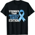 thumbnail image 1 of Prostate Cancer Awareness Light Blue Ribbon Survivor T-Shirt, 1 of 4