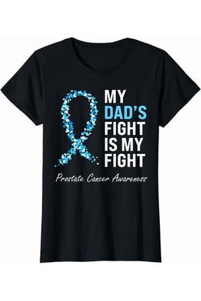Prostate Cancer Awareness Light Ribbon Dad Survivor T-Shirt