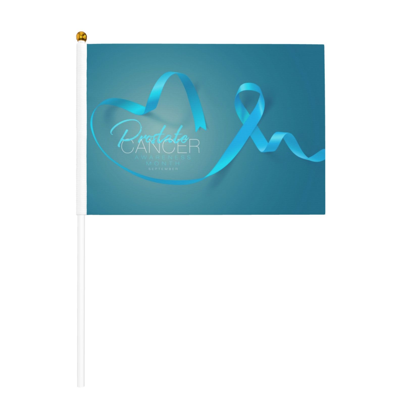 Prostate Cancer Awareness Month Flags 6 Packs Mini Handheld Flag Desk