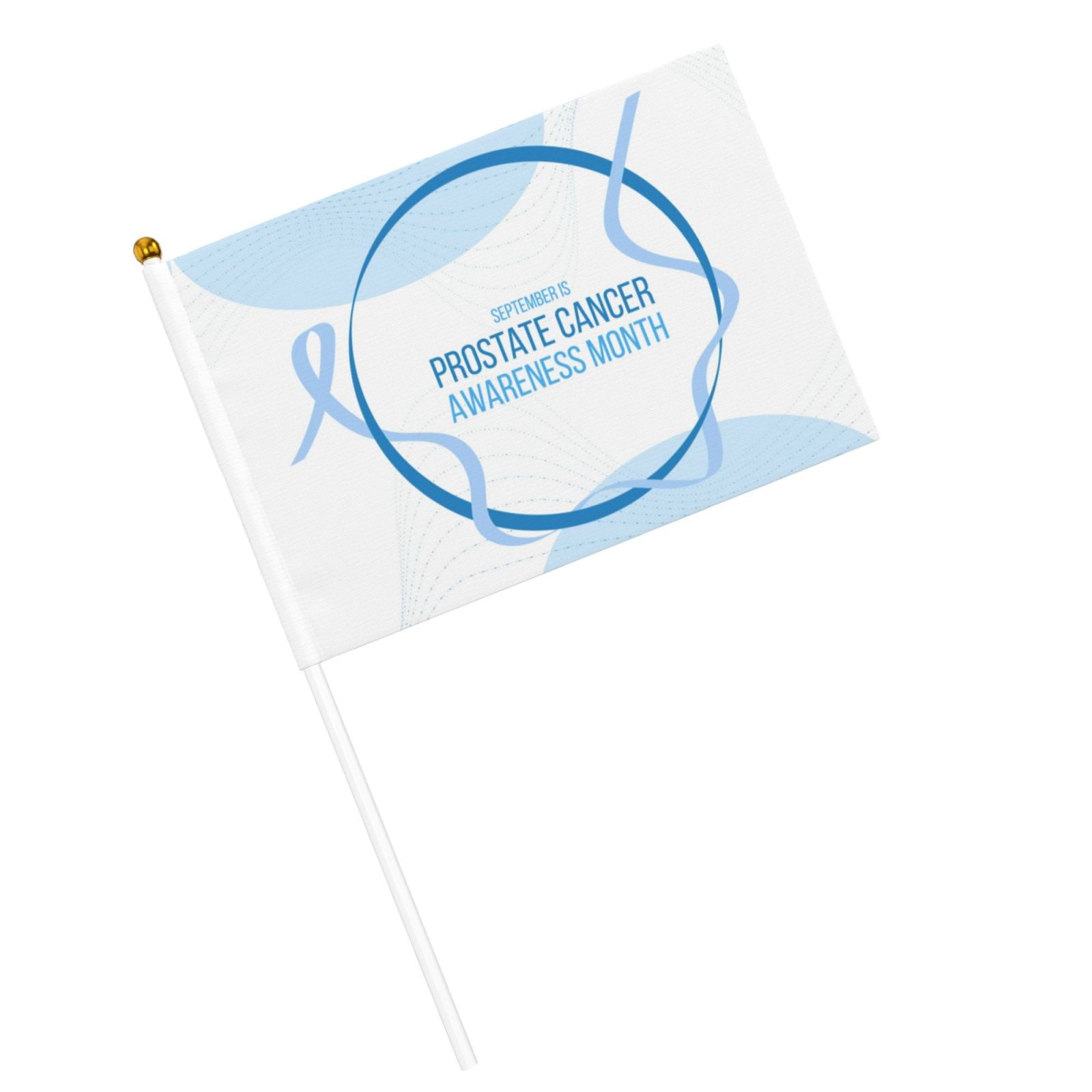 Prostate Cancer Awareness Month Mini Hand Held Flags Small Flag Banner
