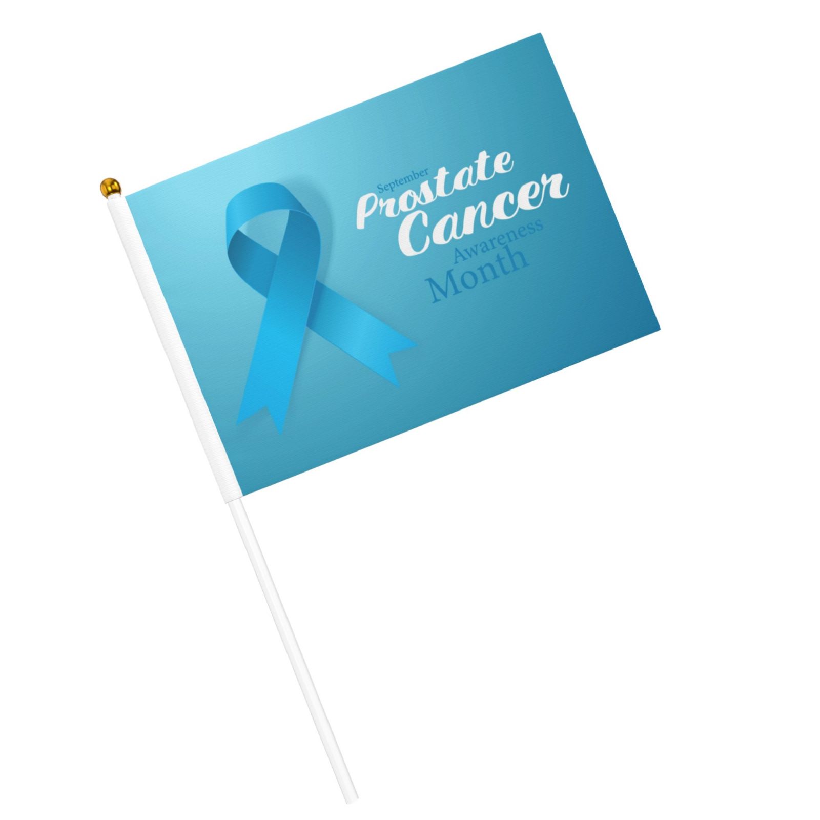 Prostate Cancer Awareness Month Mini Hand Held Flags Small Flag Banner