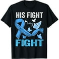 thumbnail image 1 of Prostate Cancer Awareness Ribbon Prostate Warrior T-Shirt, 1 of 4