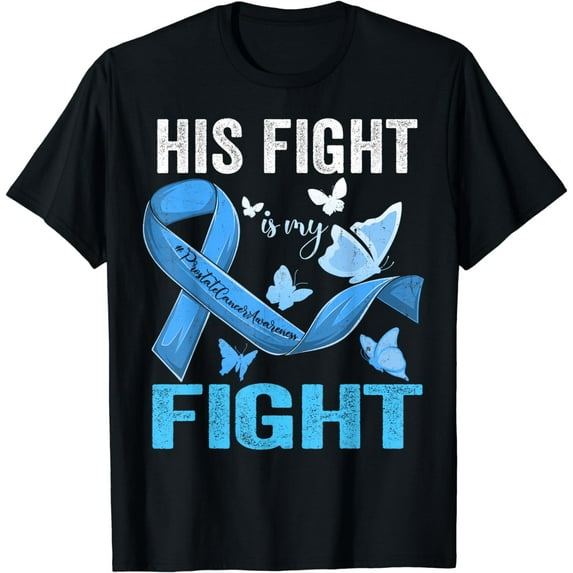 Prostate Cancer Awareness Ribbon Prostate Warrior T-Shirt