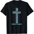 thumbnail image 1 of Prostate Cancer Fight Cancer Ribbon T-Shirt100% cotton short-sleeved shirt for both men and women, 1 of 6