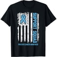 thumbnail image 1 of Prostate Cancer Flag Support Squad Prostate Cancer Awareness T-Shirt, 1 of 4