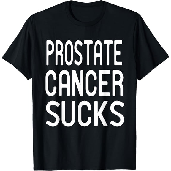 Prostate Cancer Sucks Funny Bold Survivor Health Gland Gift T-Shirt