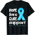 thumbnail image 1 of Prostate Cancer Support Hope Love Cure Prostate Cancer T-Shirt, 1 of 3