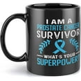 thumbnail image 1 of Prostate Cancer Survivor Gifts, I Beat Cancer Mug, I Am A Prostate Cancer Survivor Ceramic Coffee Cup Birthday Gifts For Men Women 11Oz Black, 1 of 5