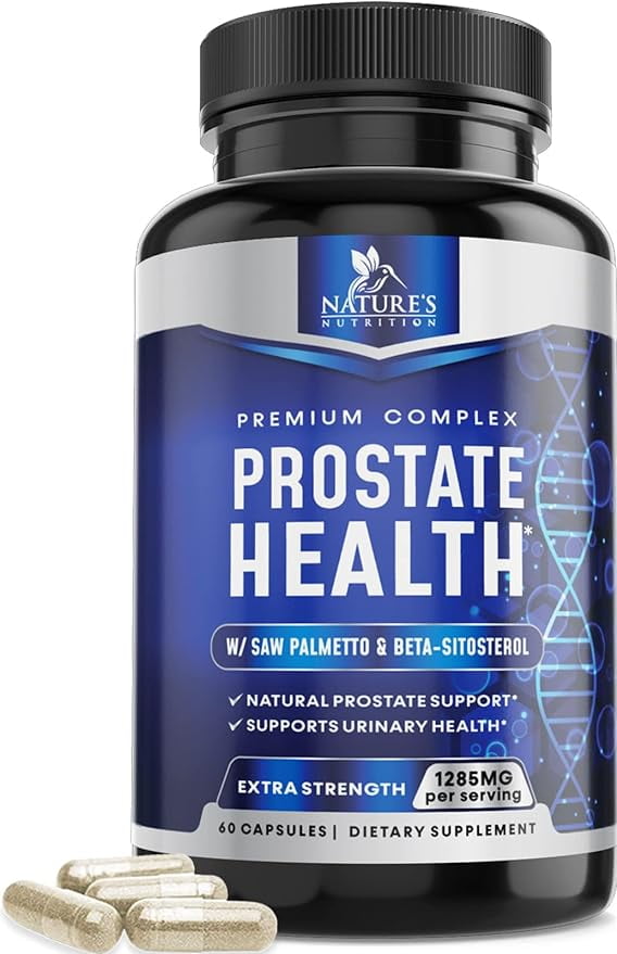 Prostate Supplements for Men Support Supplement Complex with Saw Palmetto, Beta Sitosterol