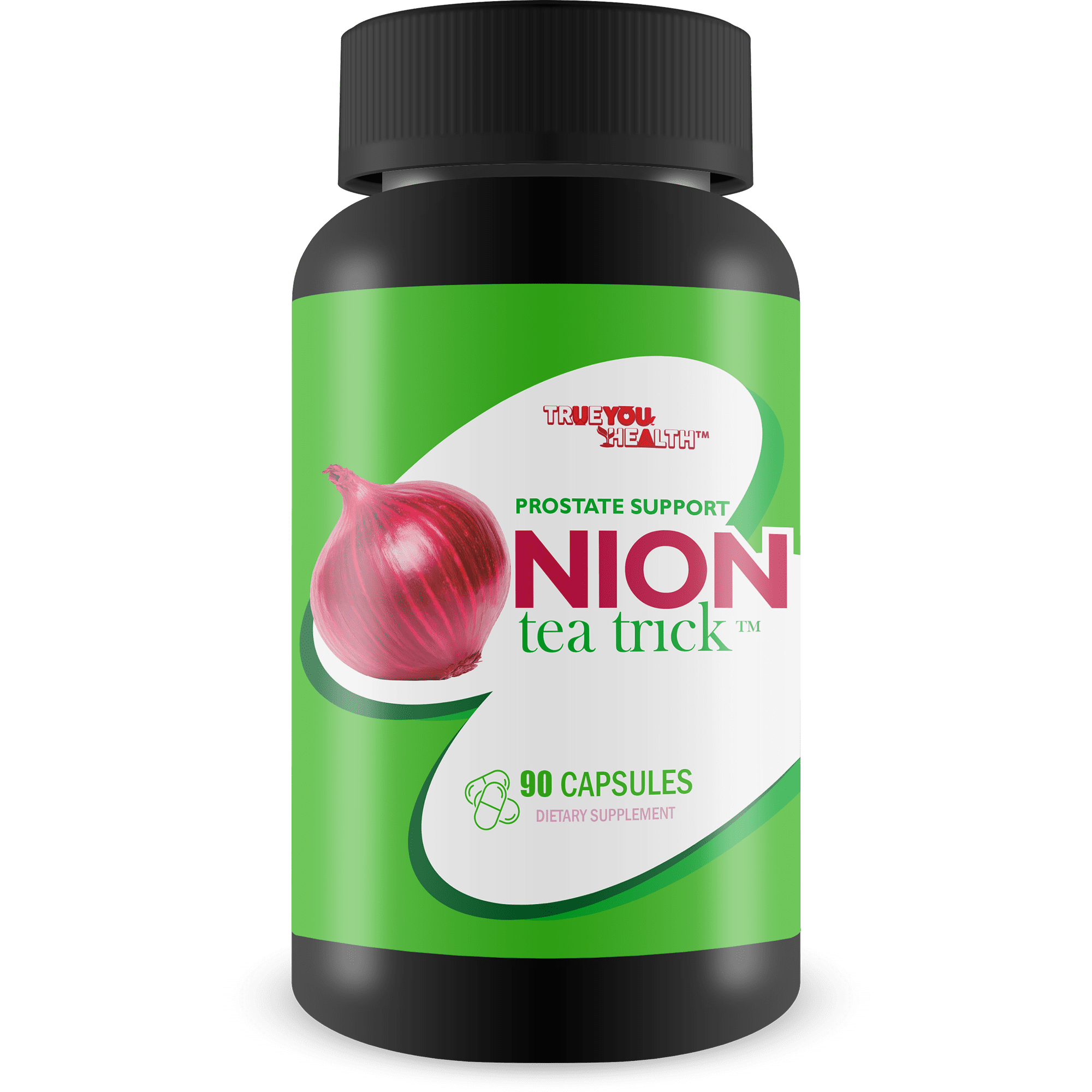 Prostate Support Onion Tea Trick - Our Best Prostatitis Supplement for Reducing Enlargement - Natural Swelling Support Formula with Turmeric & Vitamin D, C - Male Alpha Flow Super Prostate Genix Pill