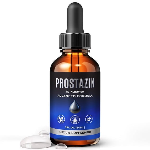 Prostazin Drops - Official Prostazin Liquid For Prostate Heath, All Natural Formula To Support Control, Energy & Overall Well-Being, Review (30 Servings)