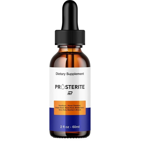 Prosterite Drops for Prostate Health - Bladder Urinating Issues - Prosterite Supplement, Maximum Strength Prostatine Droppers, 2024 New Improved Formulation, Prosterite Advanced (1 Month Supply)