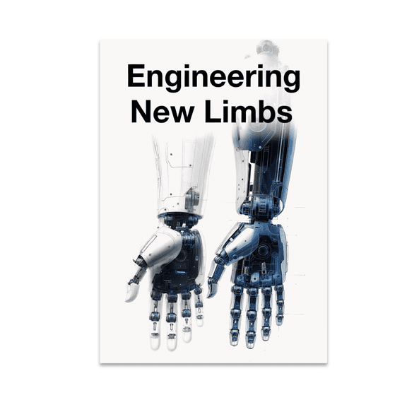 Prosthetic Engineering Innovation - Robotics Enthusiast - 13x19 Poster Print