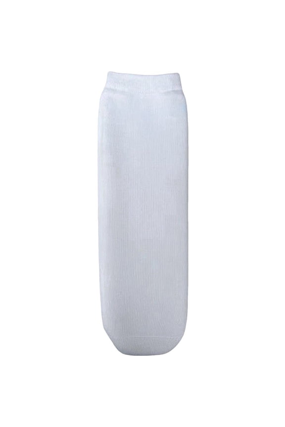 Prosthetic Limb Sock Below Knee, Breathable Elastic Cotton Stump Sock for Amputee, Thickened Calf Compression Sleeve Leg Brace Cover for Practice Home Use