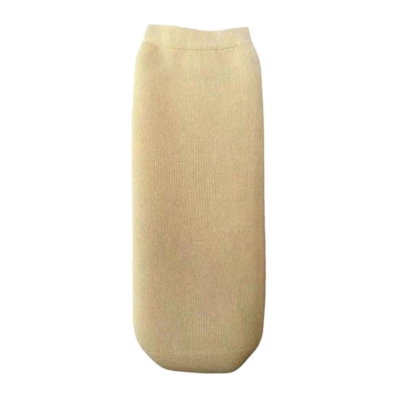 Prosthetic Limb Sock Below Knee, Breathable Elastic Cotton Stump Sock for Amputee, Thickened Calf Compression Sleeve Leg Brace Cover for Practice Home Use